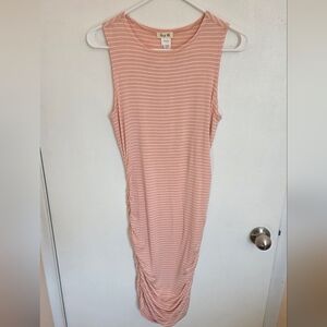 Brandy Blu Maternity Dress Striped Medium  Vacation Cruise Resort Comfy NWT